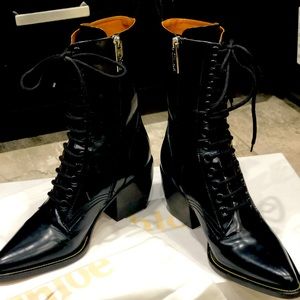 CHLOE LACE UP BOOTS/ITALY/40IT-9US/GREAT CONDITION